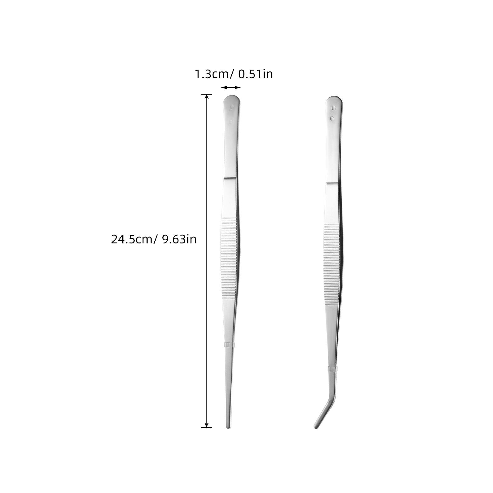 2 buah Pinset Stainless Steel  - Feeding Tong Stainless ulasan dan harga