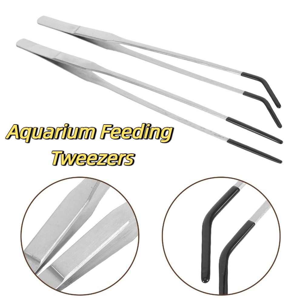 2 Buah Pinset Pemberi Makan Ak - Feeding Tong Stainless ulasan dan harga